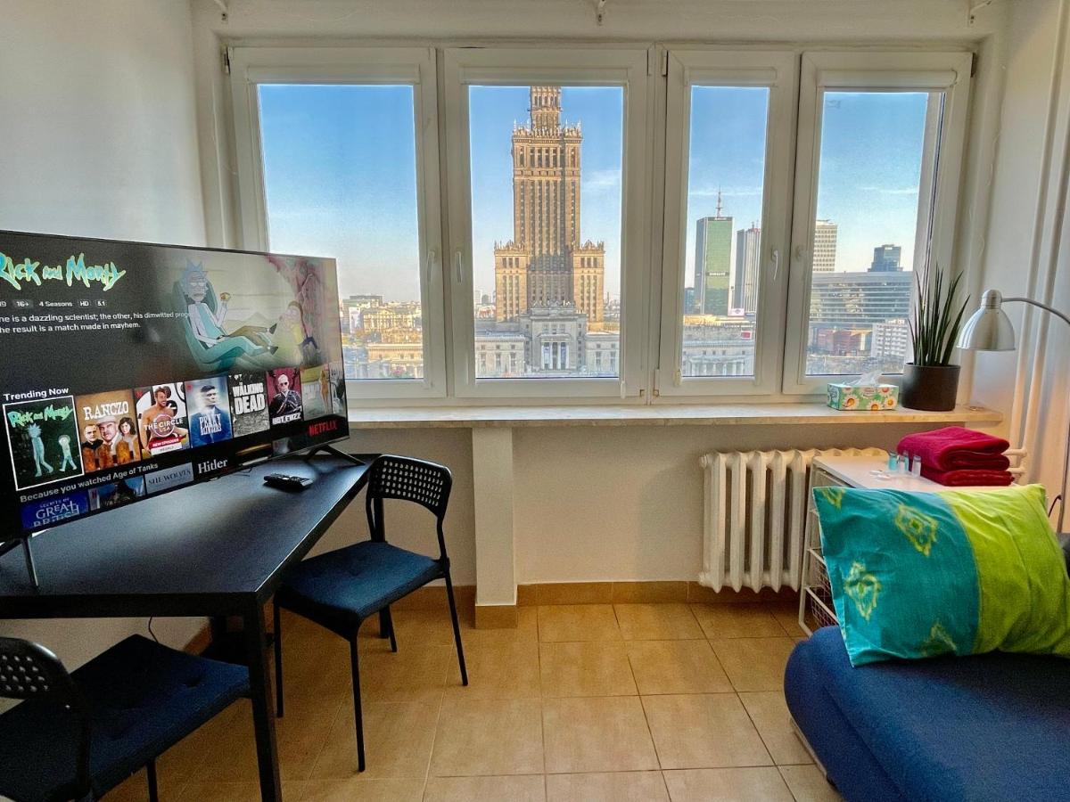 Leilighet Super Palace 2x Metro Fast Wifi 500 Mbs Netflix Appletv Smarttv Panorama Miasta Warszawa