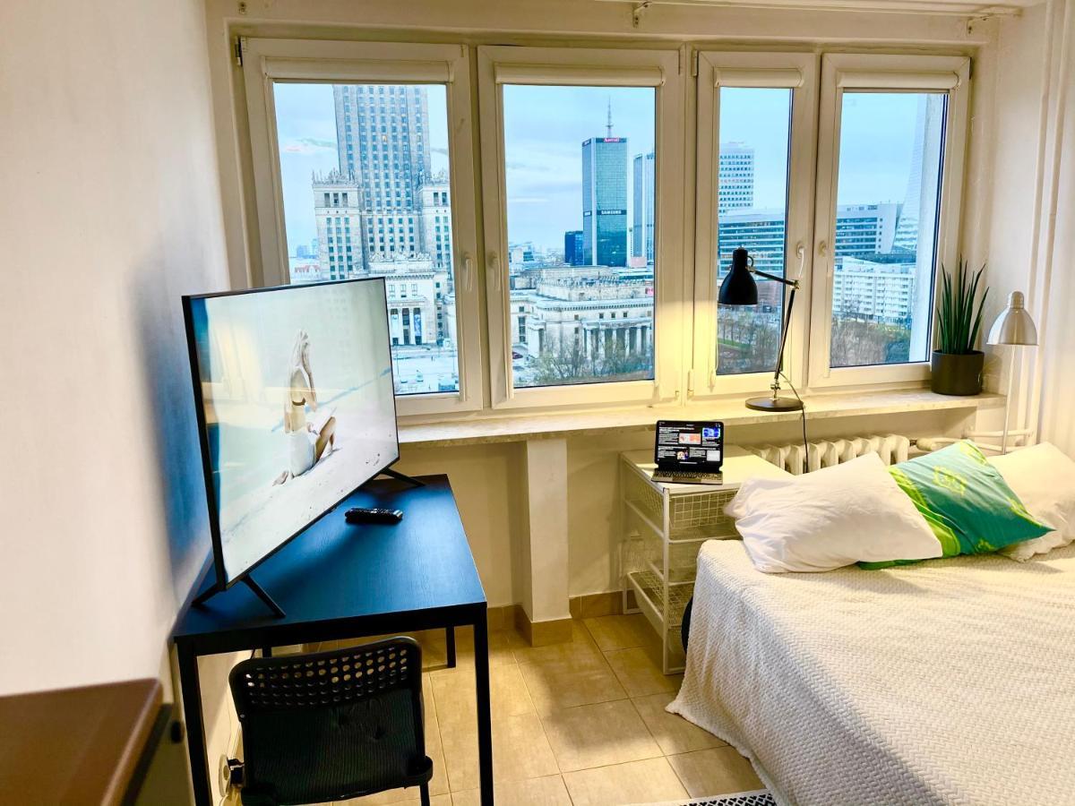 Super Palace 2x Metro Fast Wifi 500 Mbs Netflix Appletv Smarttv Panorama Miasta Leilighet Warszawa